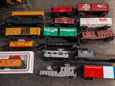 Vintage Assorted Model Train Cars - HO Scale - Large Lot