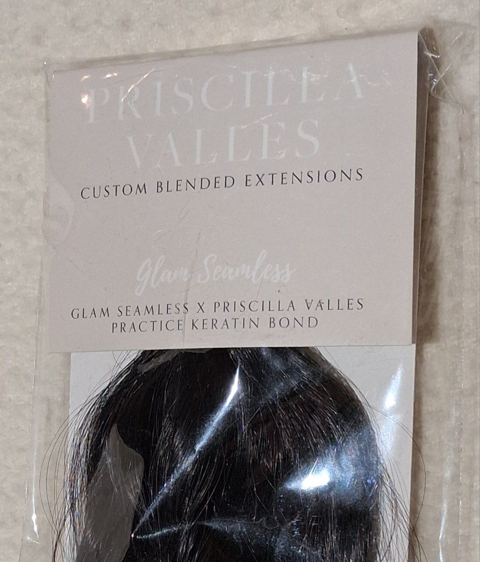 Priscilla Valles x Glam Seamless Keratin bond/ keratin blend hair extentions.