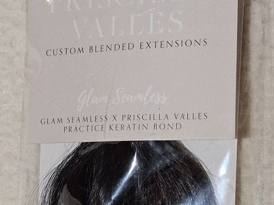 Priscilla Valles x Glam Seamless Keratin bond/ keratin blend hair extentions.