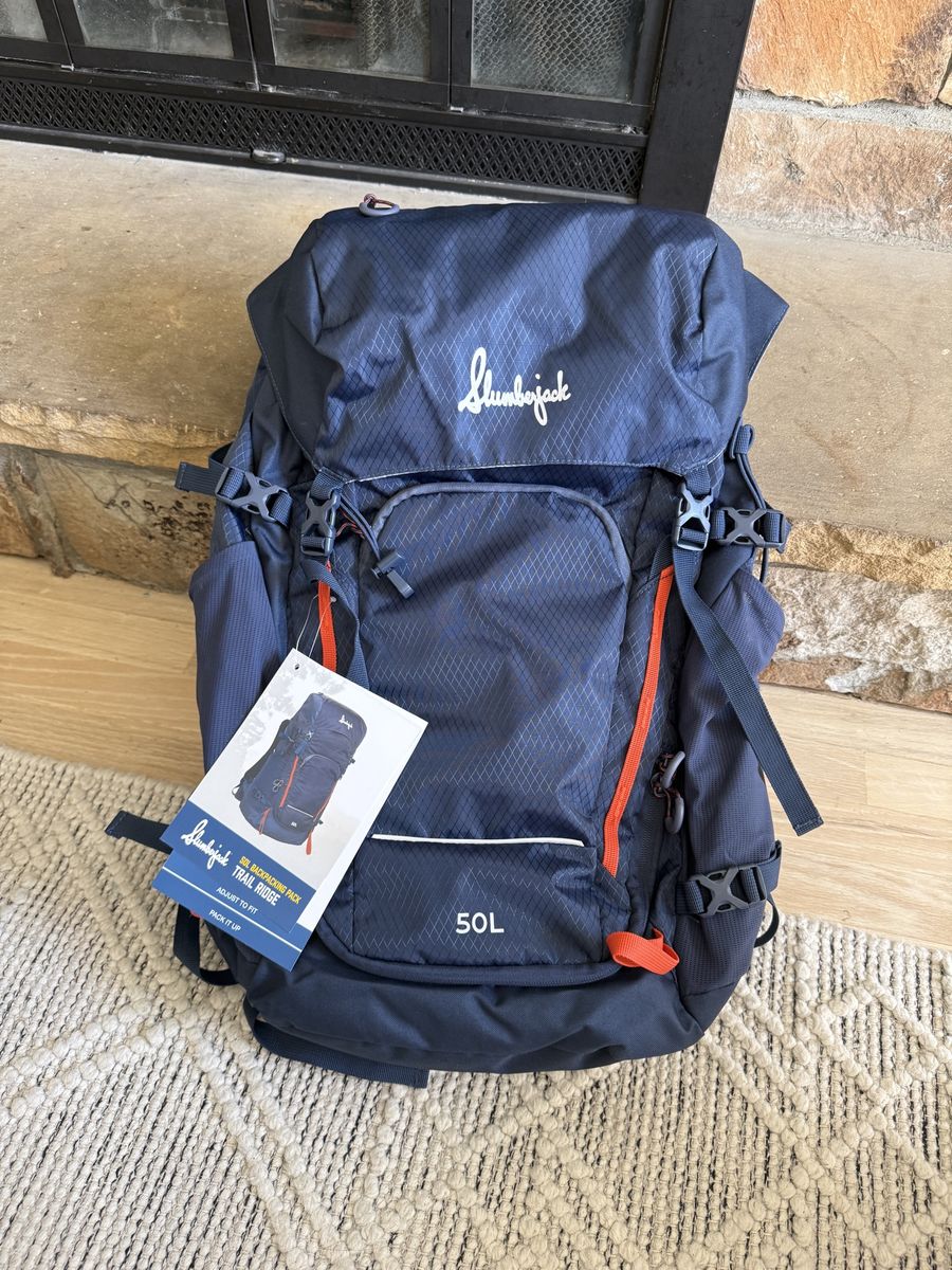 Slumberjack Trail Ridge 50L Internal Frame Backpacking Backpack - New with Tags