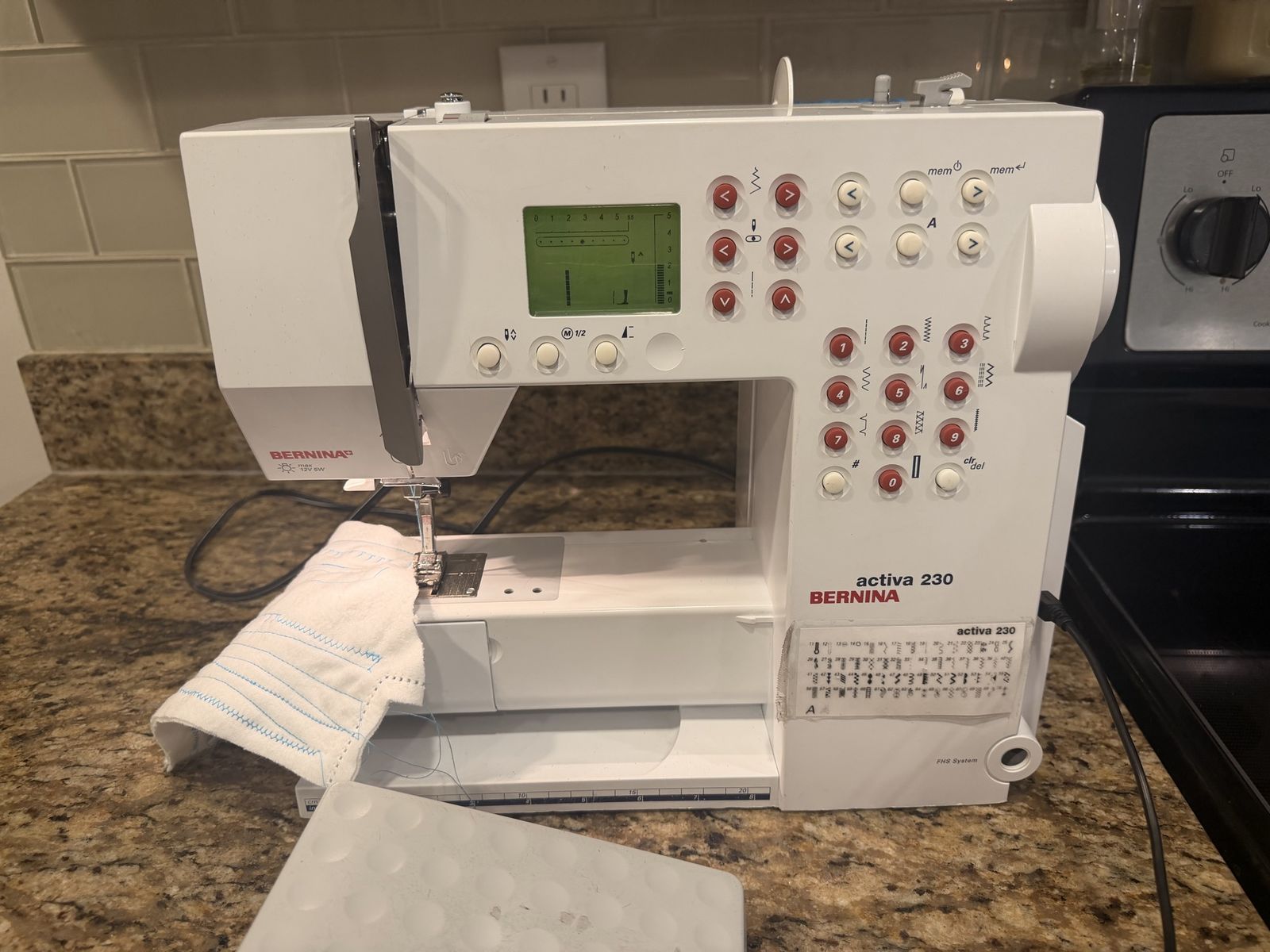 Bernina activa 230 Computerized Household Sewing Machine -