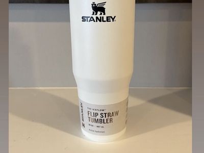 White Stanley Water Bottle 30oz