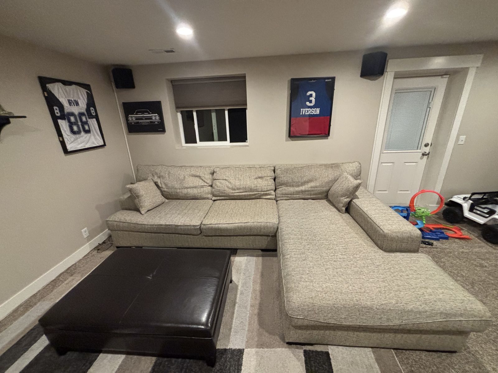 Large Couch with Chase Lounge