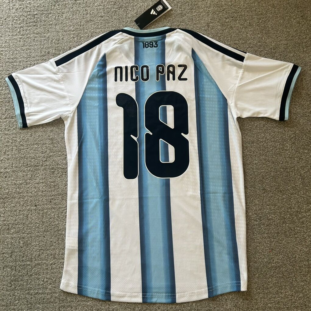 Nico Paz #18 | L | Argentina 2025-26 Home Jersey