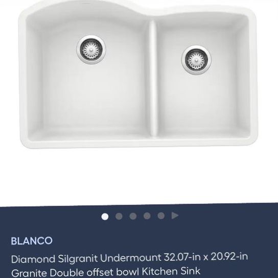 BLANCO White Silgranit Sink