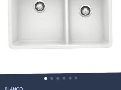 BLANCO White Silgranit Sink