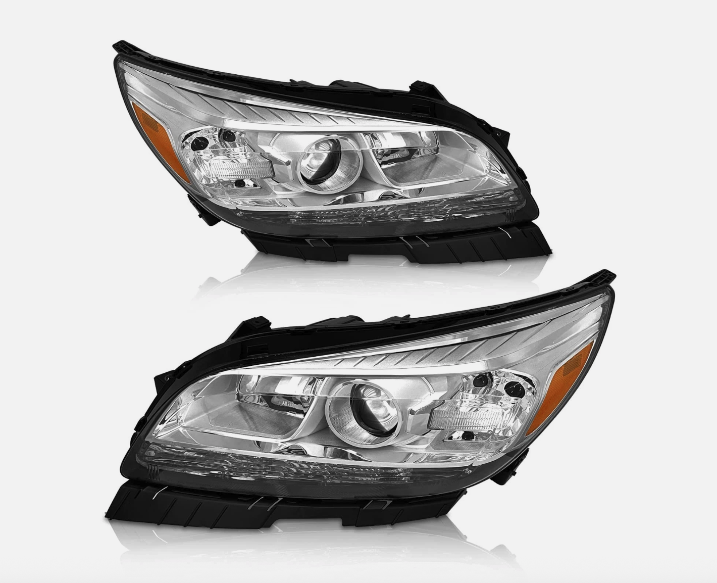 AXLAHA Headlights Pair For 2013-2015 Chevy Malibu 2016 Malibu Limited Halogen