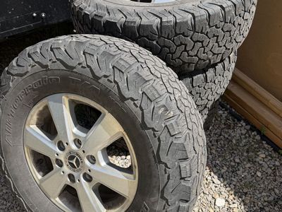 KO2 AT Tires-Full Set W/ Mercedes Alloy Wheels