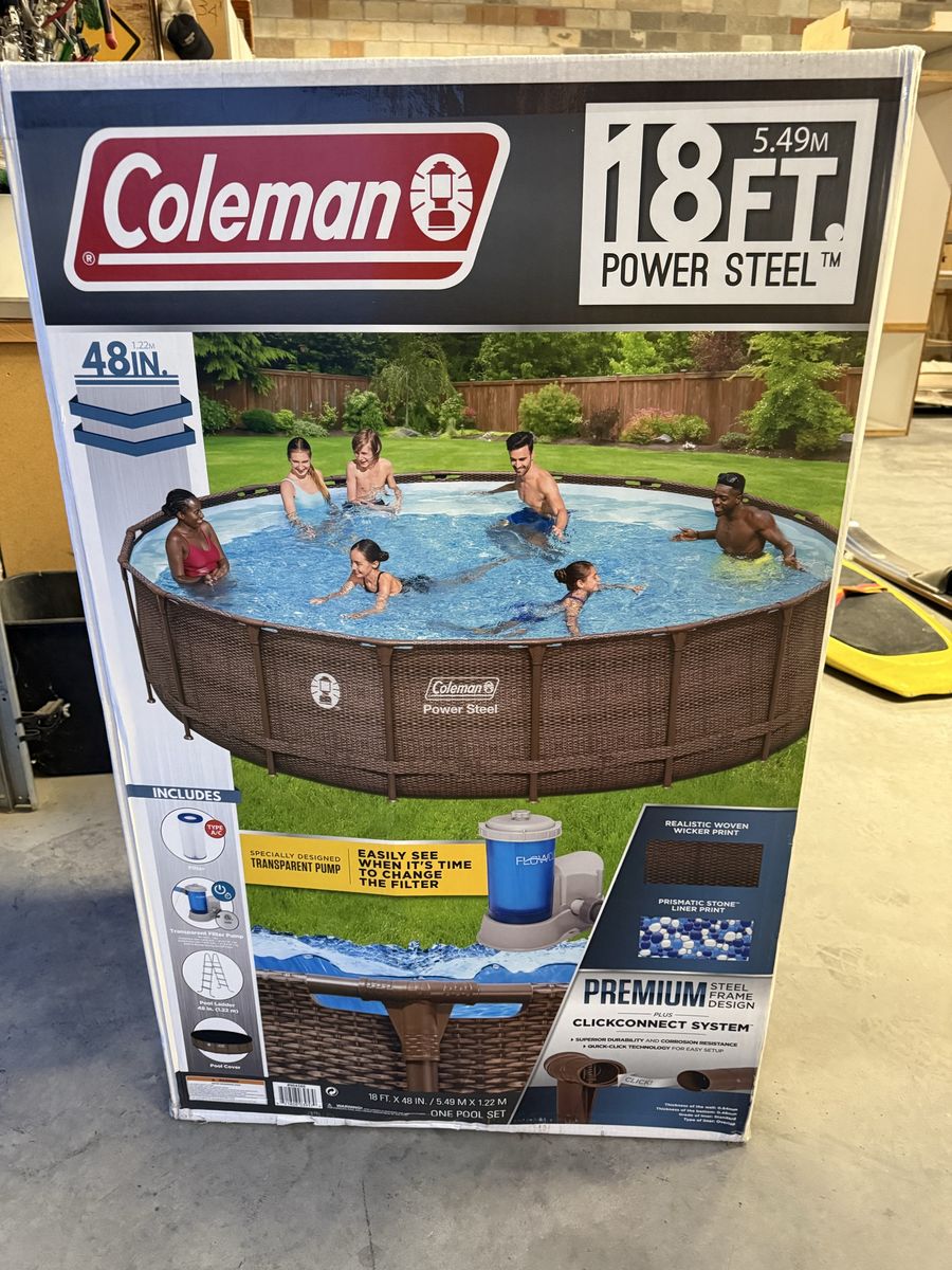 Coleman 18 foot above ground pool