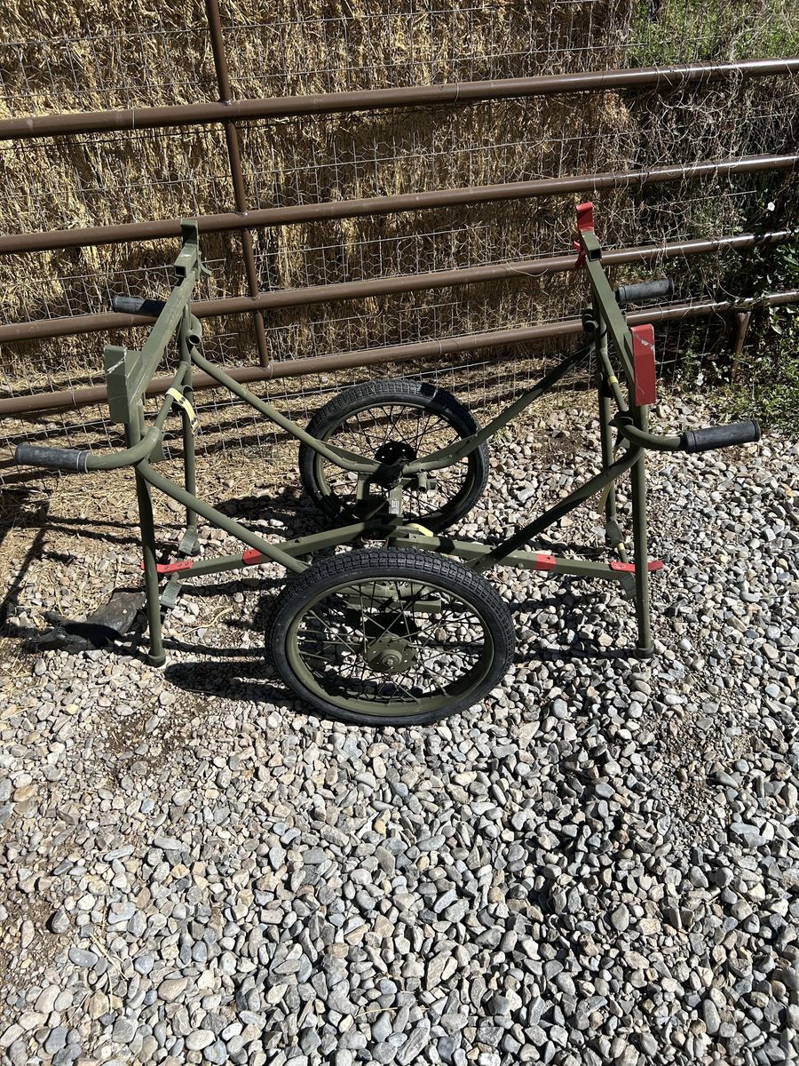 U.S. Army wheeled litter carrier