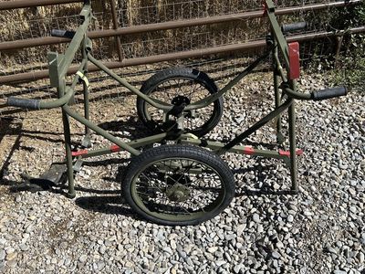 U.S. Army wheeled litter carrier