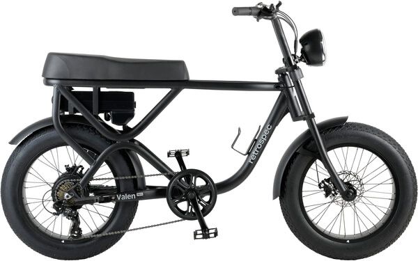Retrospec Valen Rev Electric Bike Black Fat Tire, needs new brakes comes with extra battery worth $700