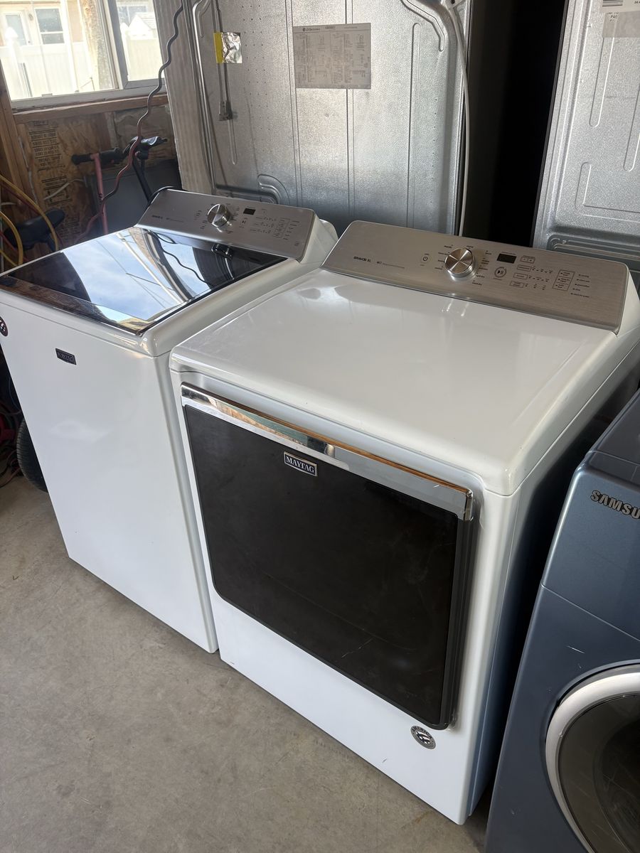 Maytag XL Washer and Dryer Free Delivery