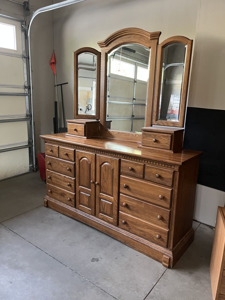 Dresser and Armoire