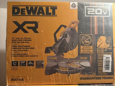 DEWALT DCS714B 20V/60V 10” Miter Saw – NEW IN BOX