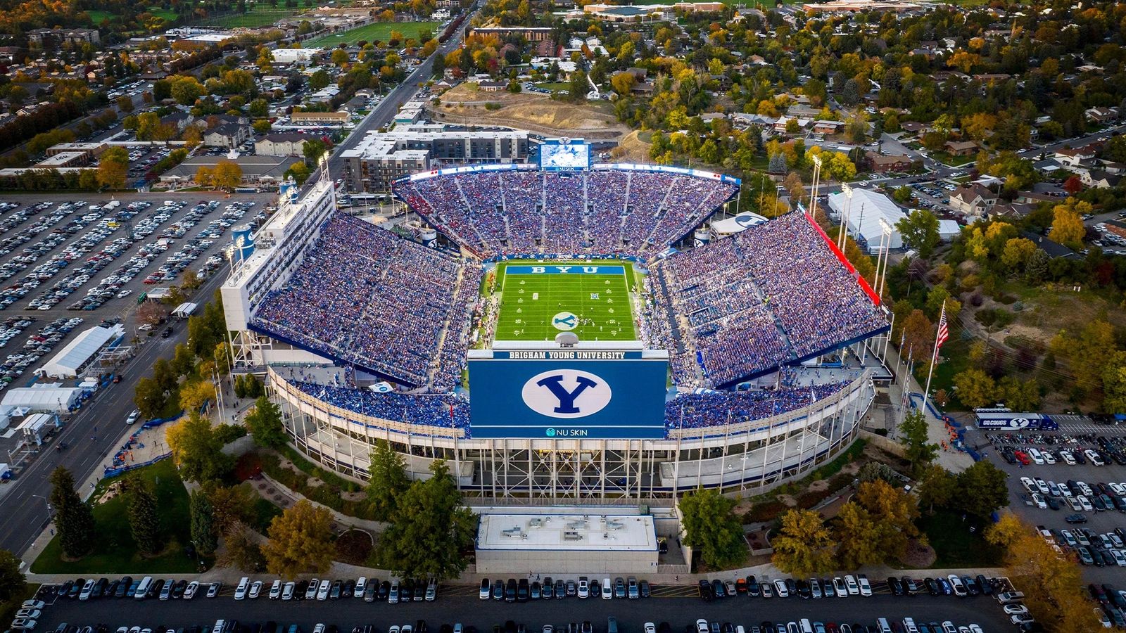 5 BYU vs Arizona Football Tickets - Section 129, Row 28 (North End Zone)