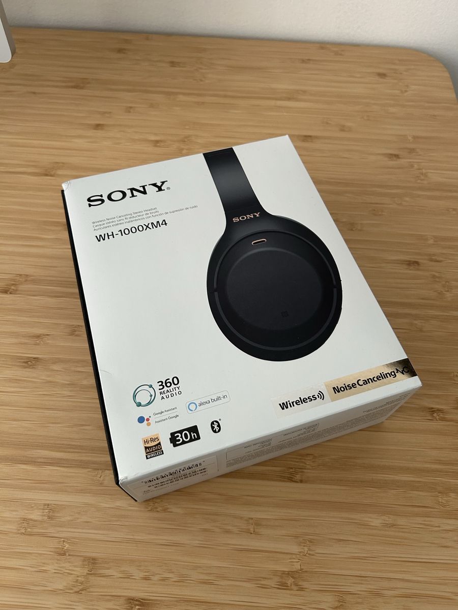Sony WH-1000XM4 Wireless Noise Canceling Over-Ear Headphones Black
