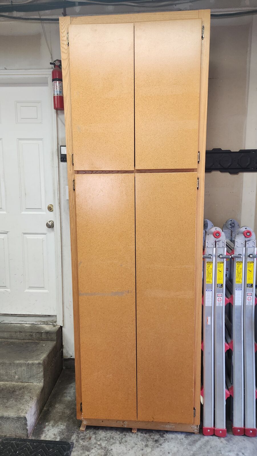 Tall garage cabinet