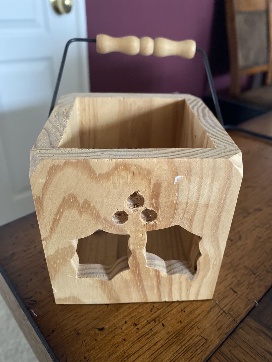 Wooden Holly Box Craft
