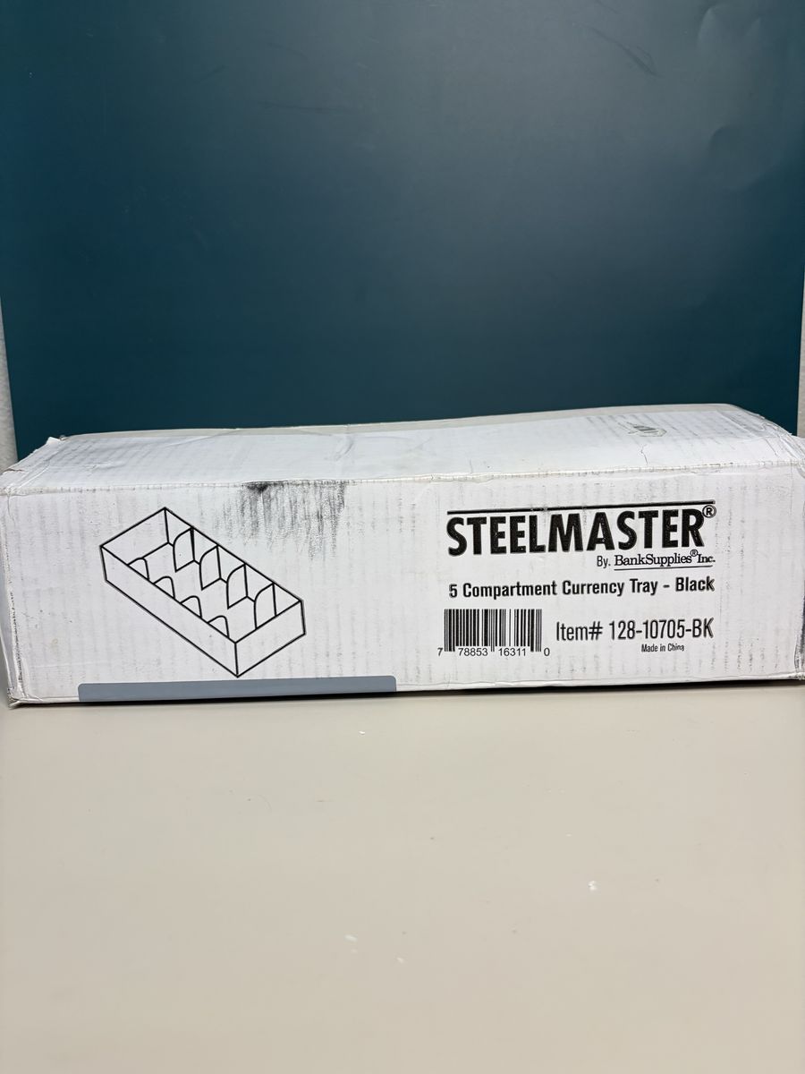 STEELMASTER 5 Compartment Currency Tray