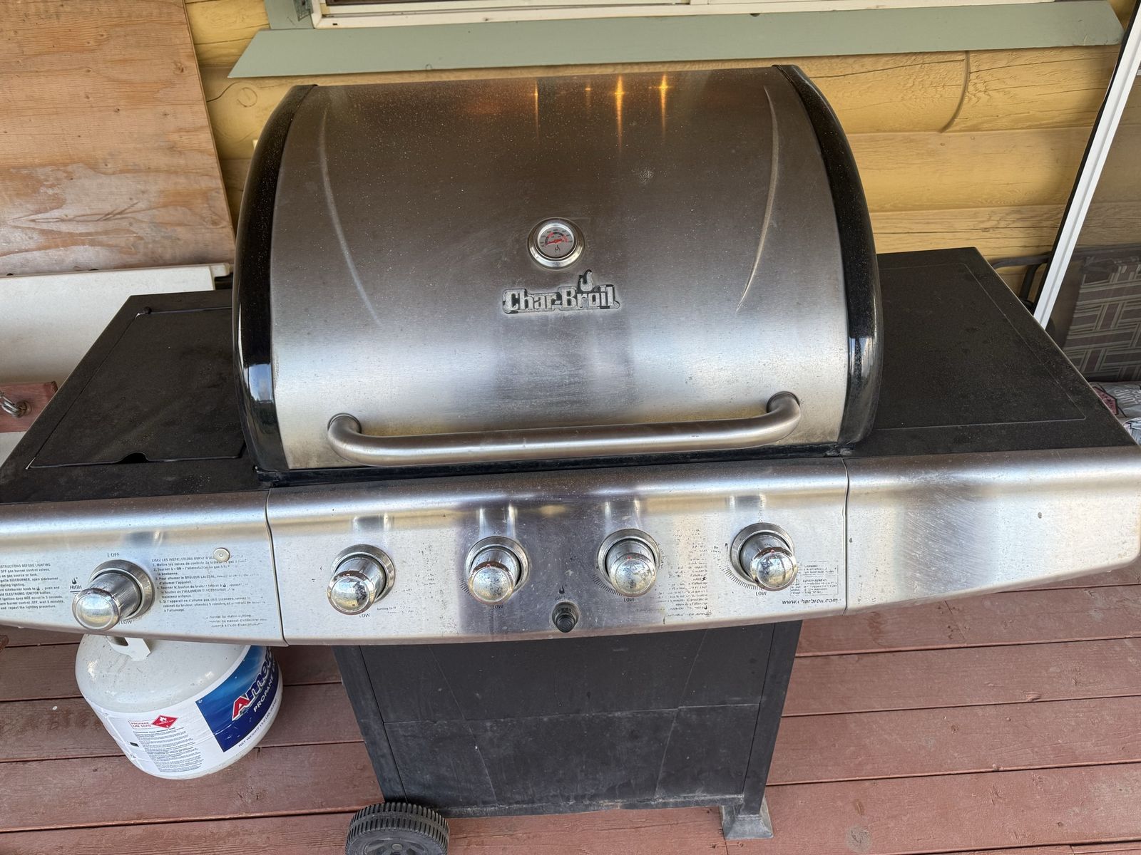 Char-Broil Performance Series 4-Burner Gas Grill - Stainless Steel Finish