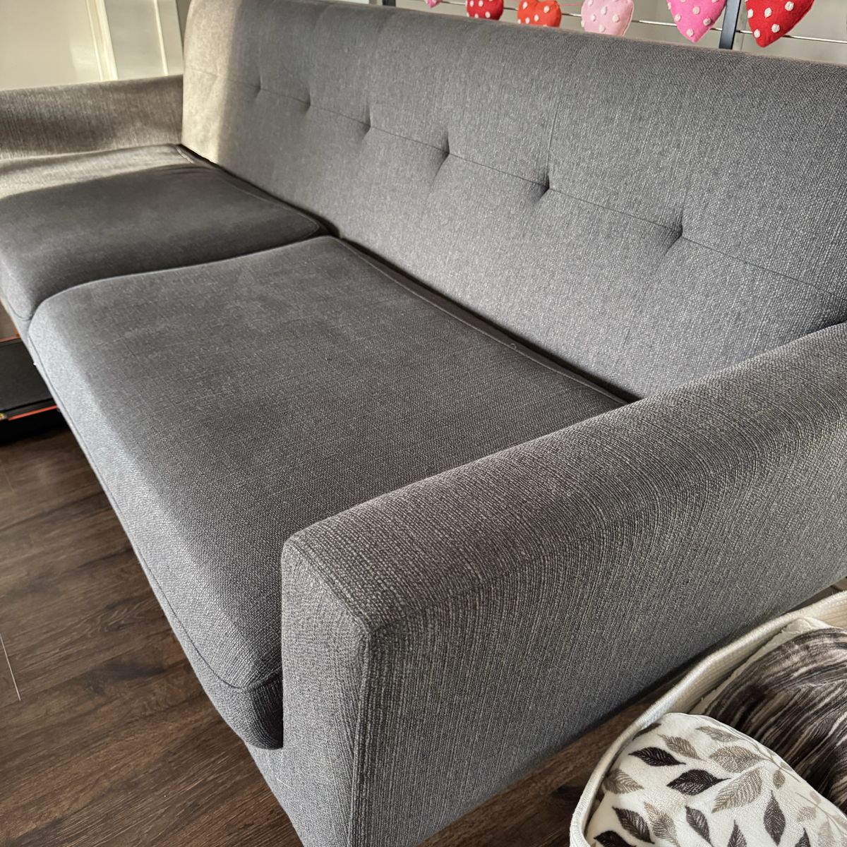 Couch, Chairs, Ottoman, End Tables