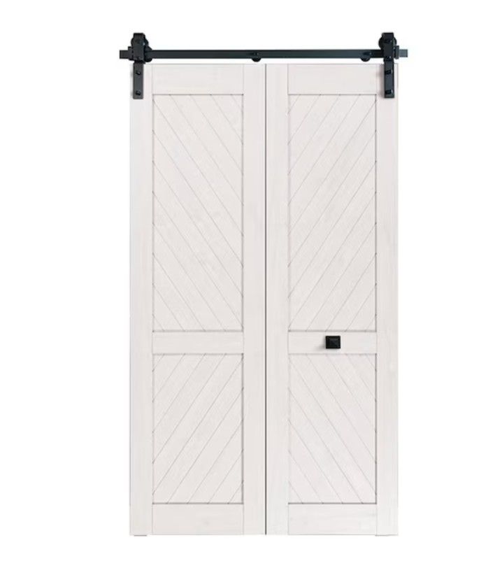 Renin BD954-07800-MB Bifold Barn Door Hardware Kit