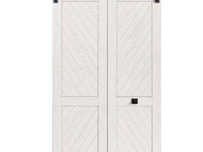 Renin BD954-07800-MB Bifold Barn Door Hardware Kit