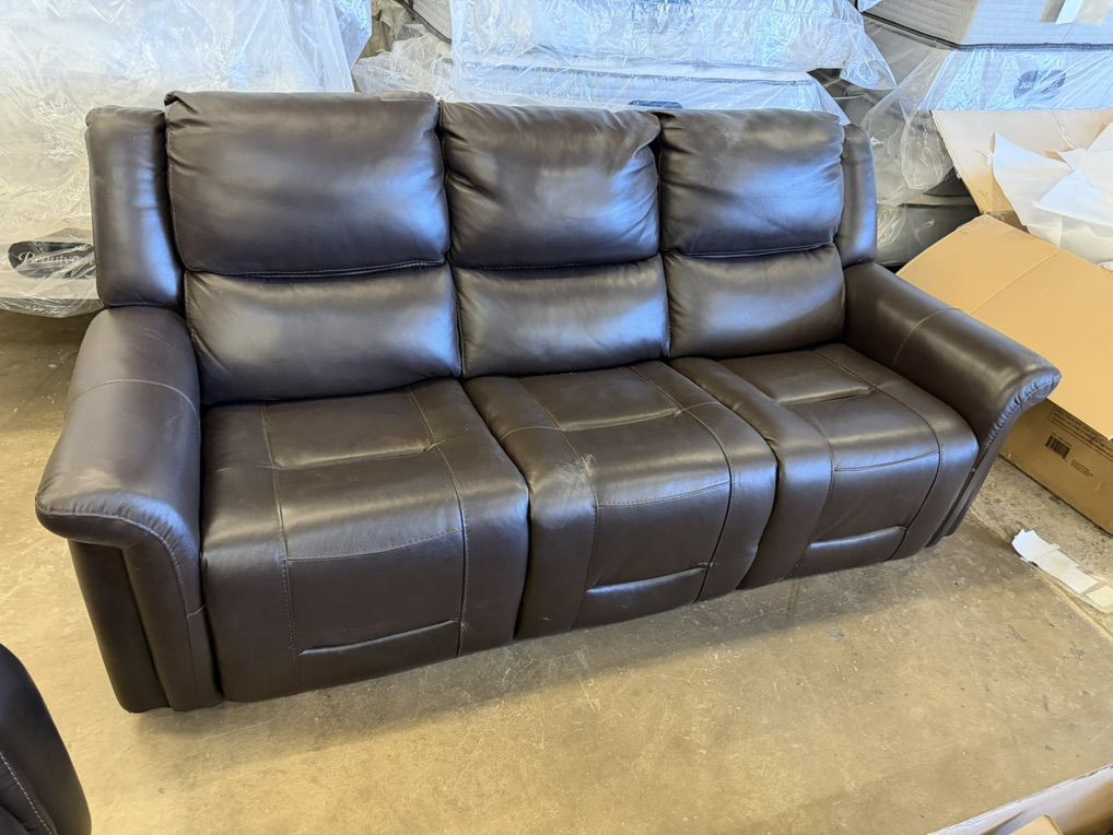 New Alba Leather Power Reclining Sofa