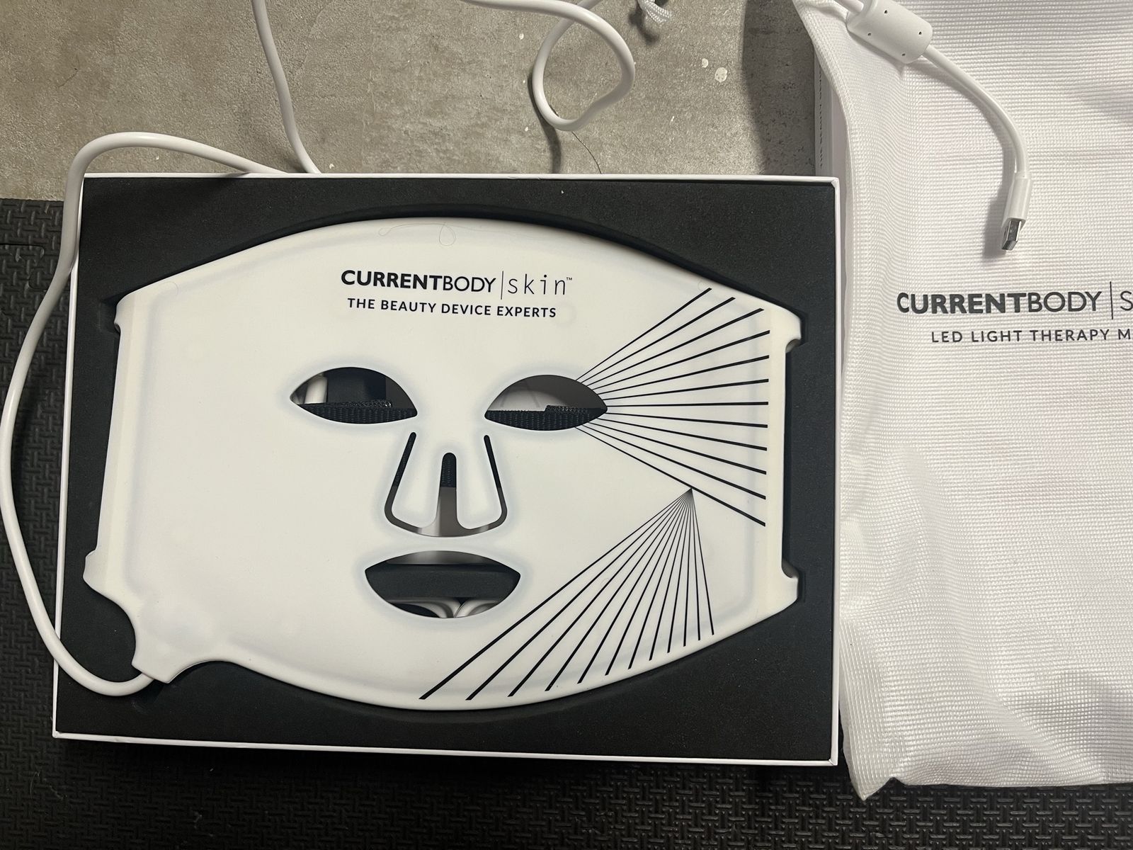 CURRENTBODY Skin LED Light Therapy Mask - Anti-Aging, Full-Face Treatment with Red & Near-Infrared Light