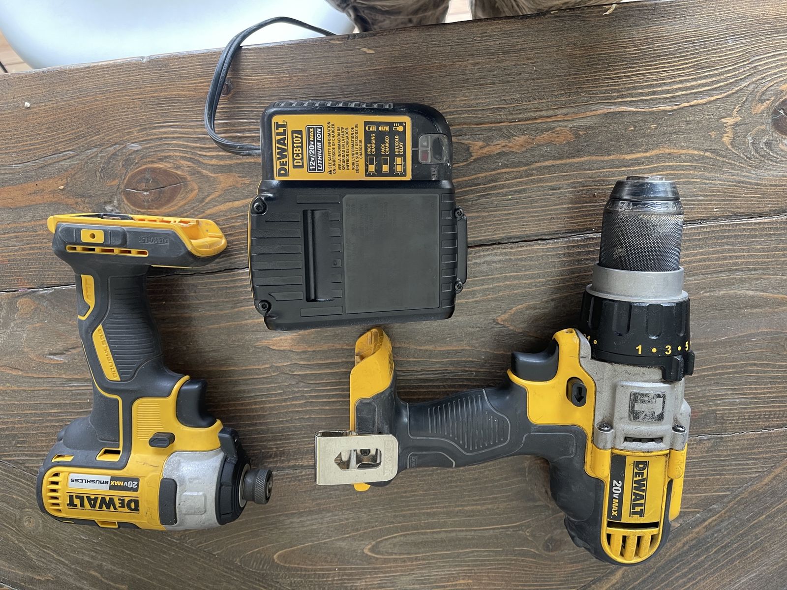 Dewalt 20V Hammer Drill and Impact