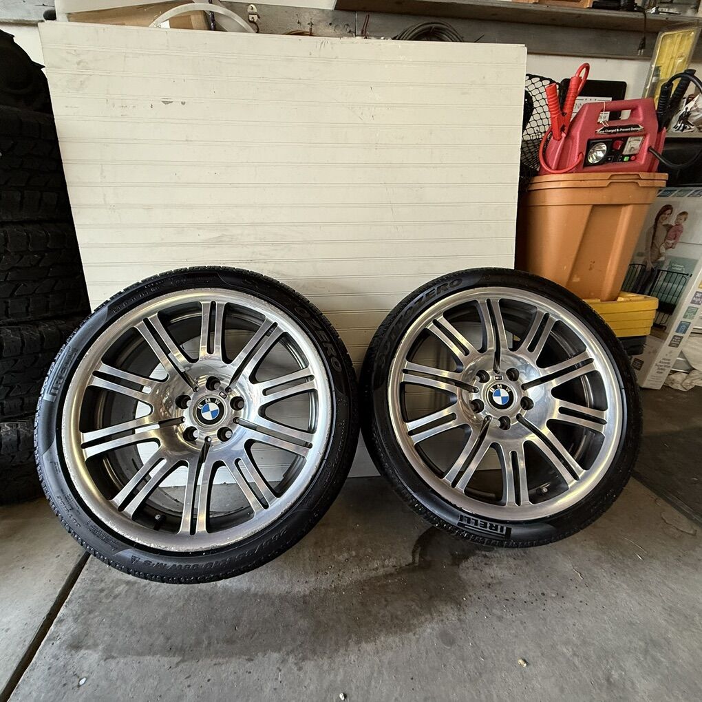 BMW M Wheels With PIrelli Snow Tires