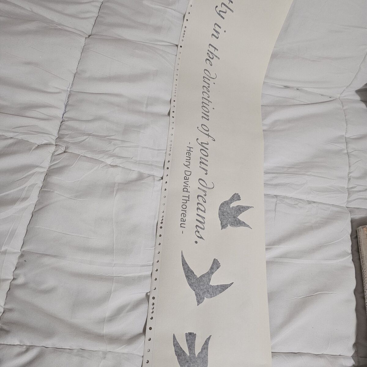 Wall decorative words