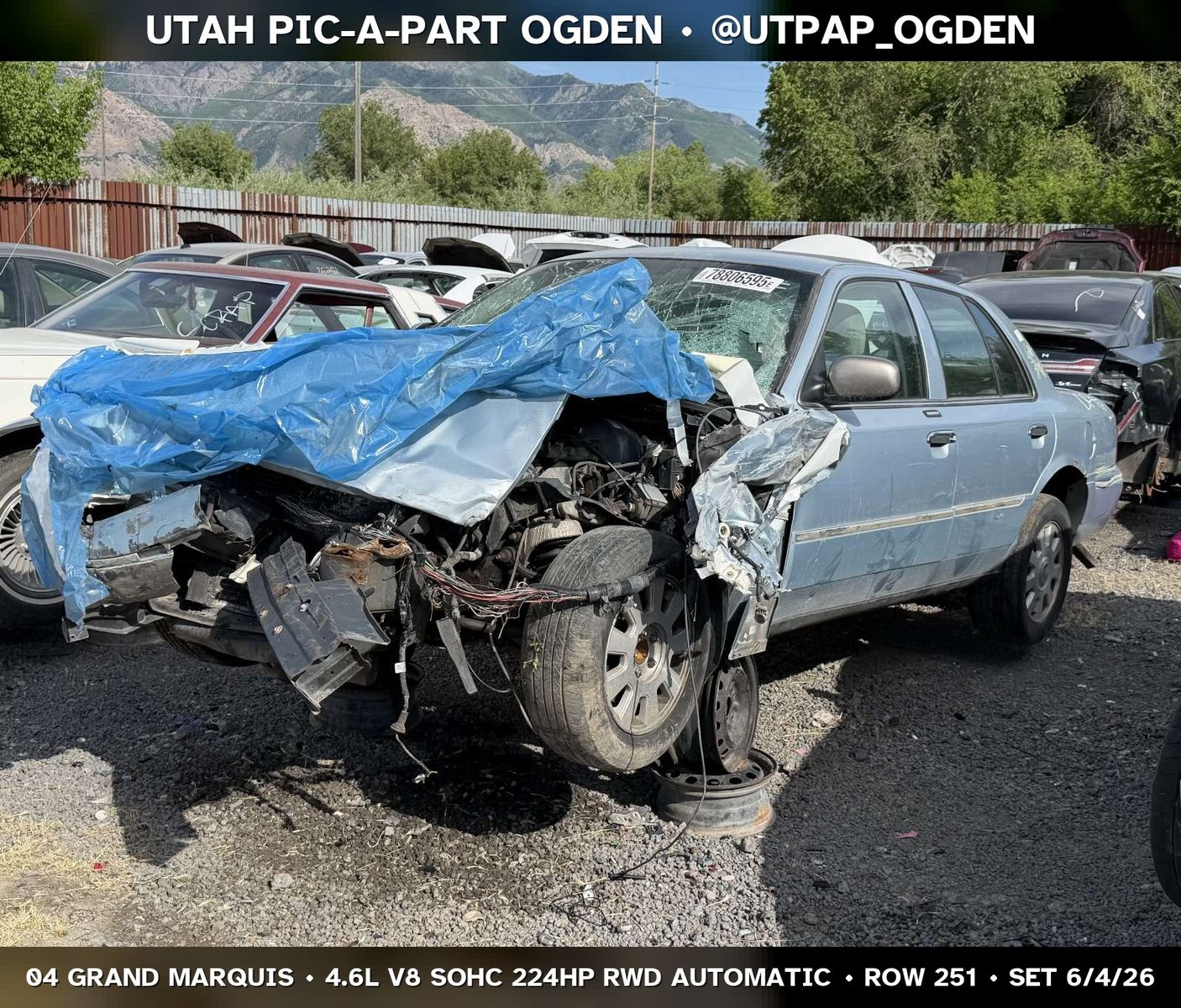 2004 Mercury Grand Marquis Parts - UTPAP Ogden