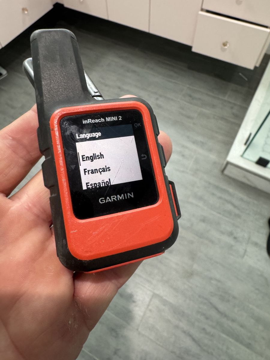 Garmin inReach Mini 2 Satellite Communicator GPS - Orange/Black, Compact Outdoor Device