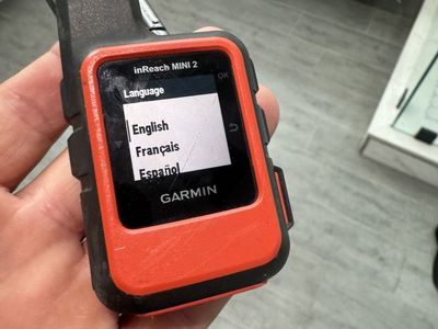 Garmin inReach Mini 2 Satellite Communicator GPS - Orange/Black, Compact Outdoor Device