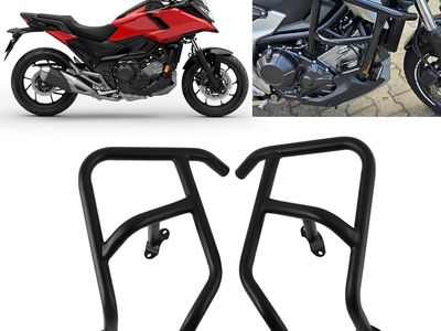 2021-2024 NC750X Anti-Fall Engine Bumper Guard - Matte Black