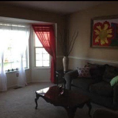 Red Curtain Set (84") from Target