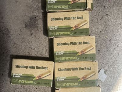 IMI Systems 5.56mm M855 62 Grain FMJ Ammunition - 6 Boxes