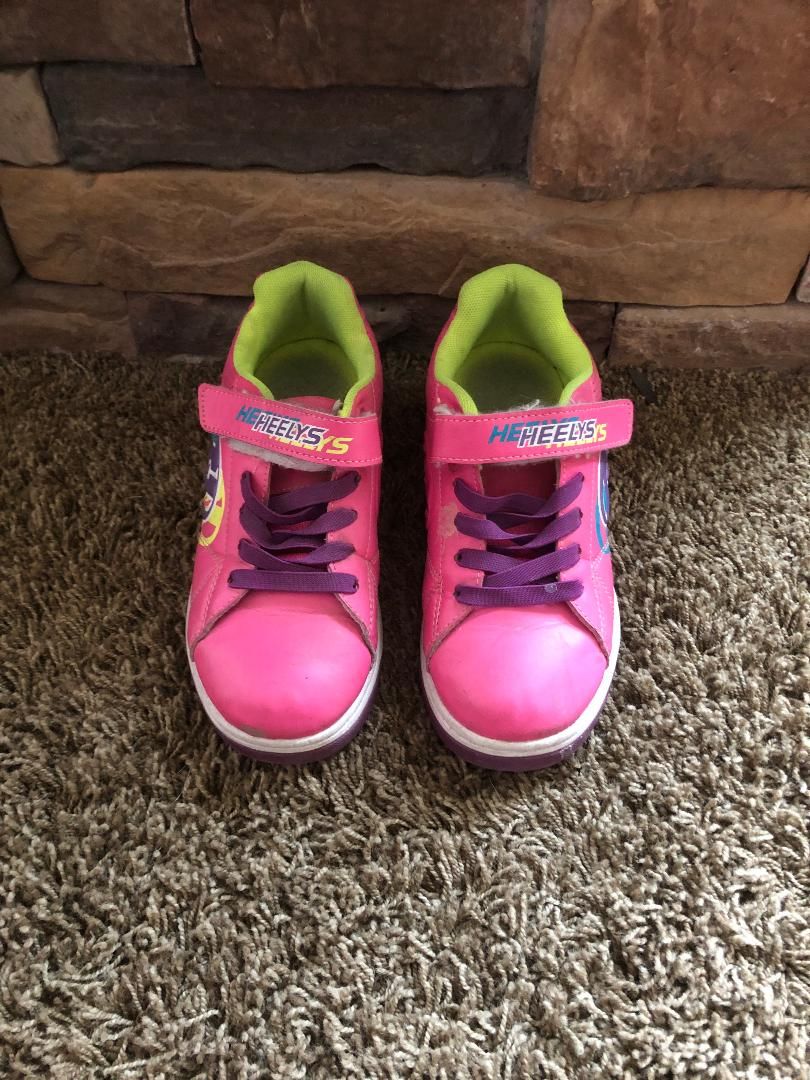 Heelys Girl's Roller Shoes - US Size 4, Pink with Removable Wheels