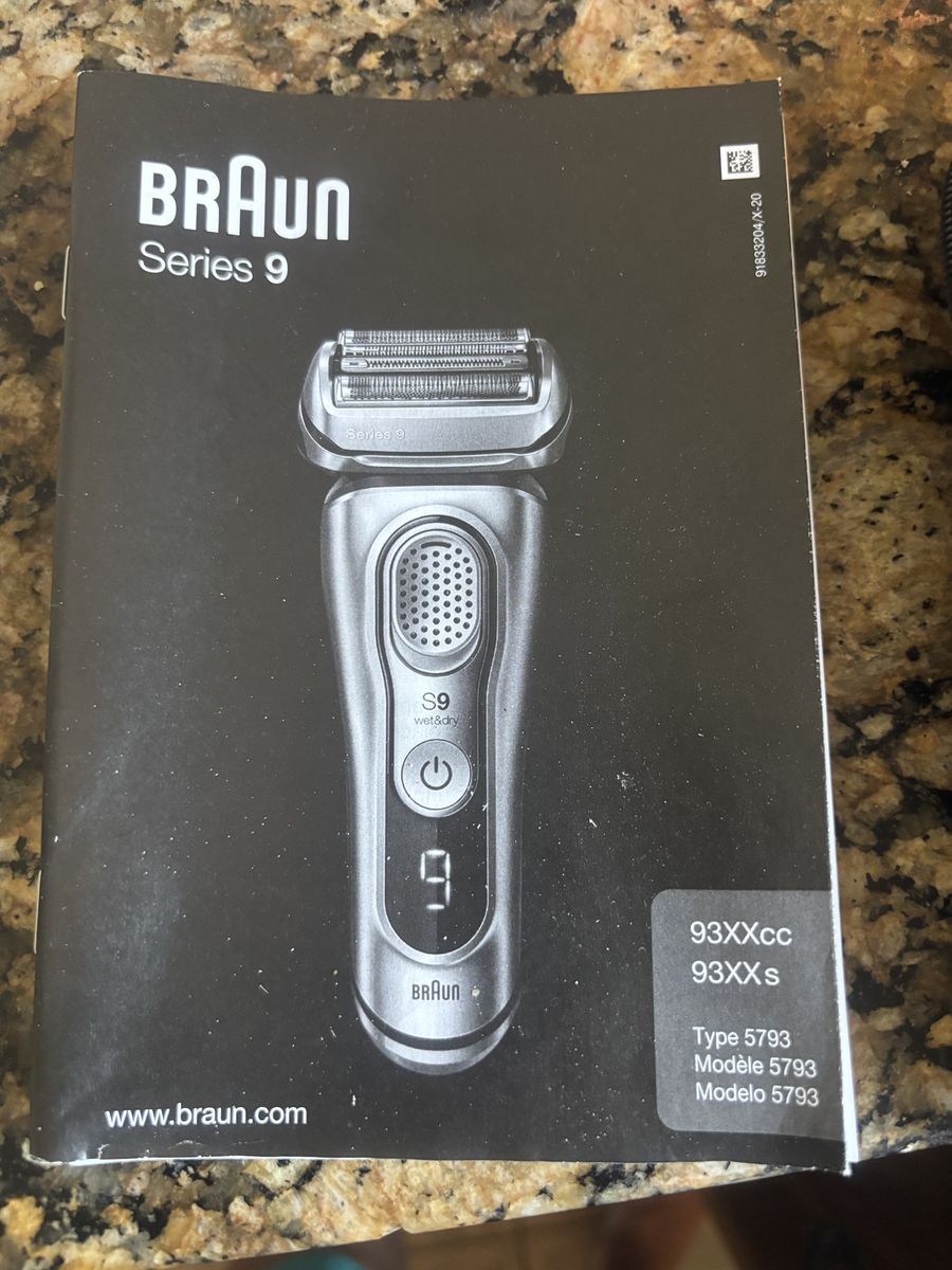 Braun Series 7 Wet & Dry Electric Shaver with Travel Case and Cleaning Brush, Used