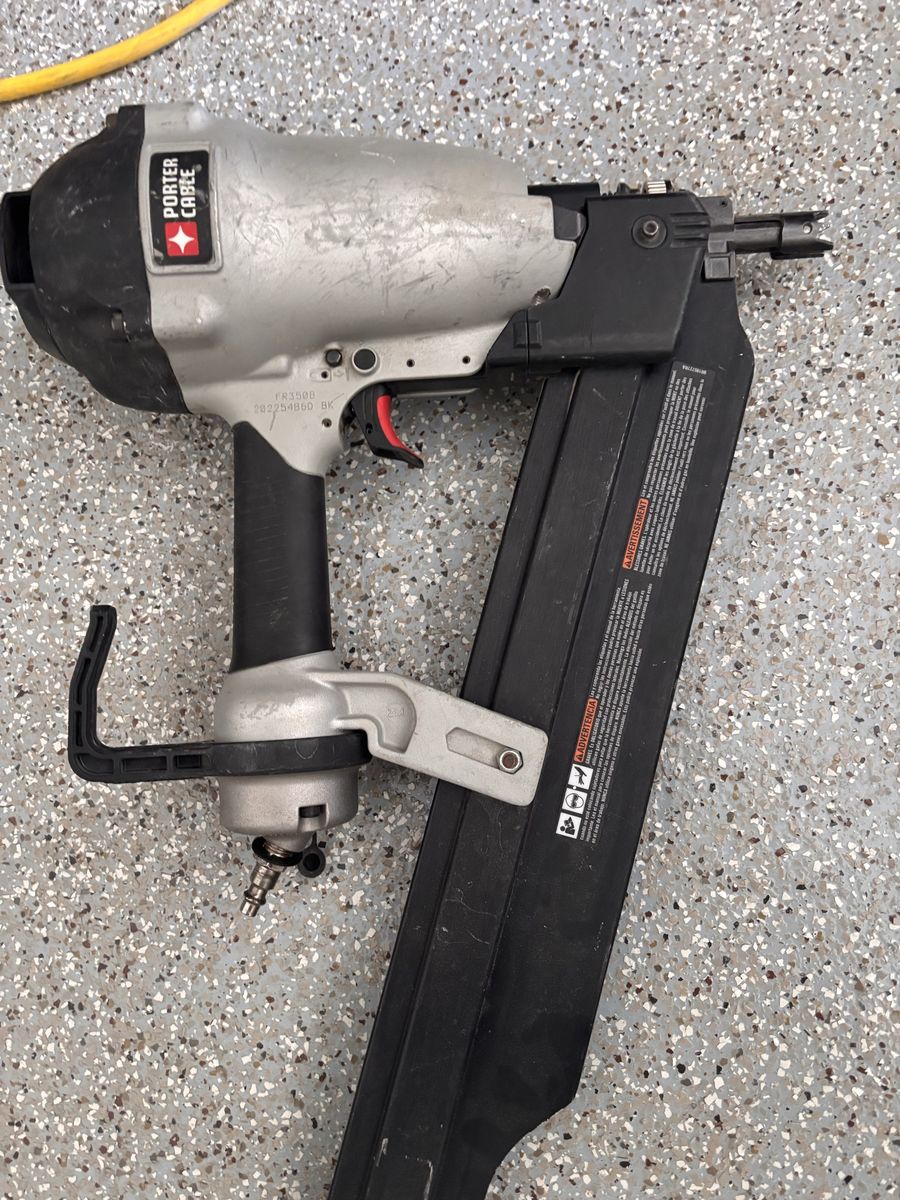 Porter Cable FR350B Framing Nailer 21 Degree Pneumatic Nail Gun