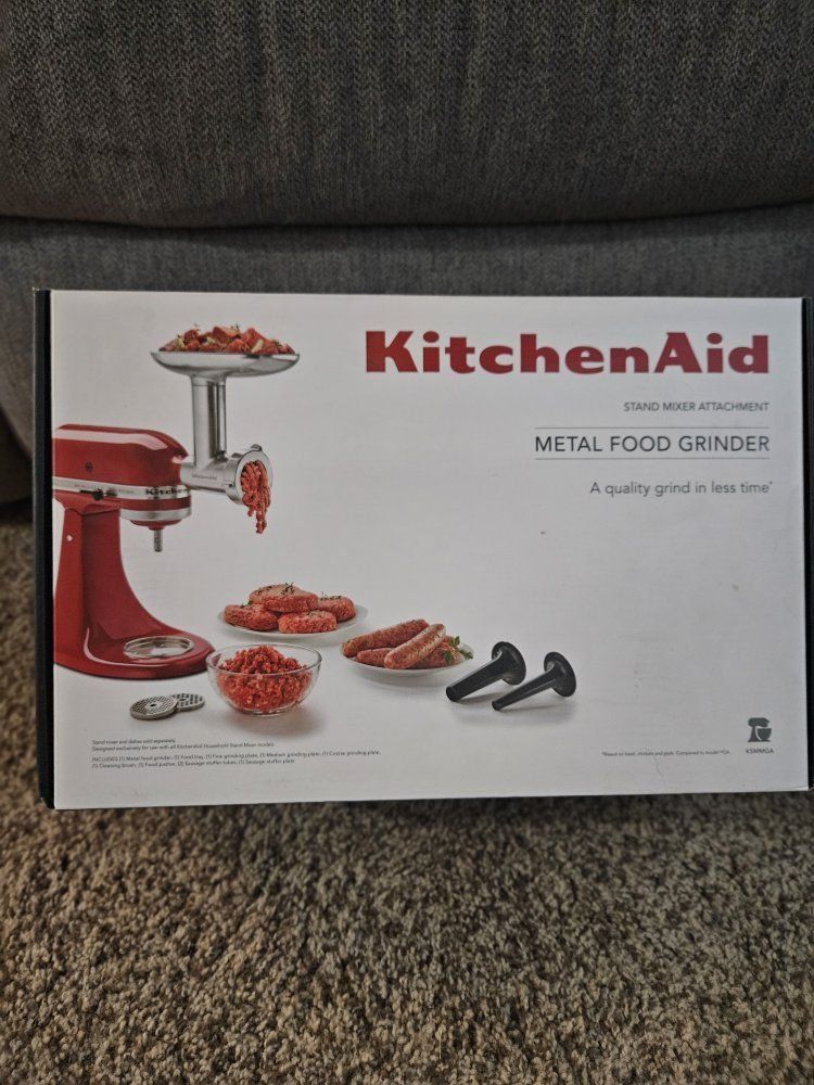Kitchen Aid Metal Food Grinder Attachment