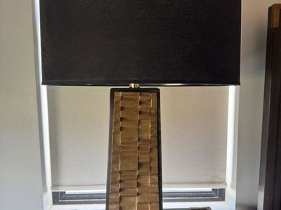 RH Brutalist Constructivist Table Lamps (2)