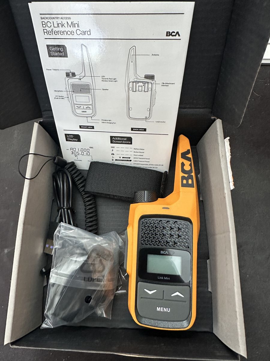 Bca BC Link mini radio two way backcountry access