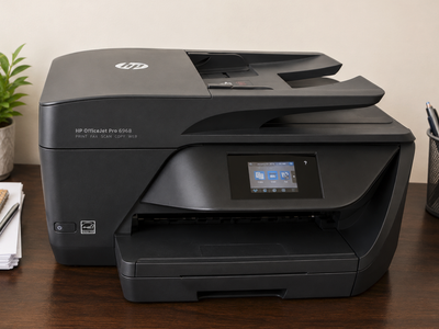 HP OfficeJet Pro 6968 Wireless All-in-One Printer | Print Scan Copy Fax | WiFi Office Printer