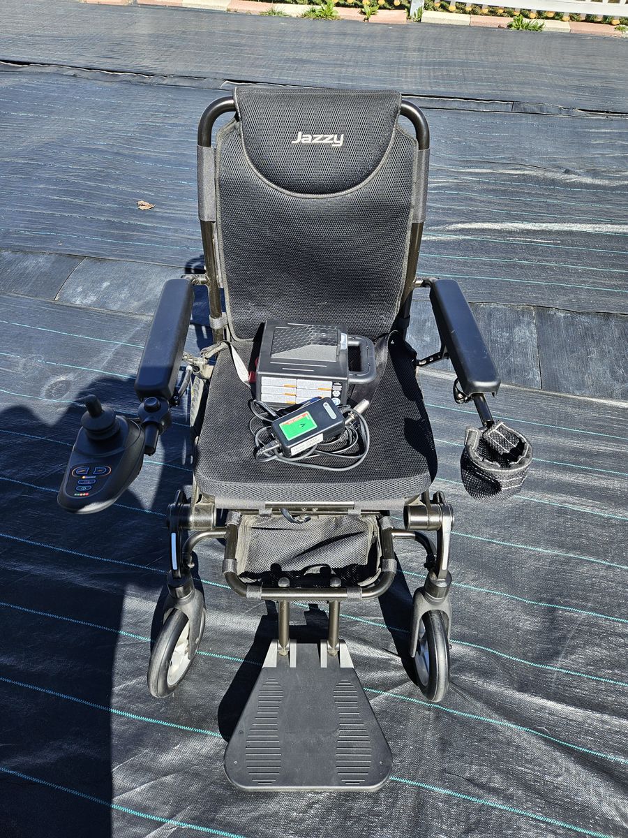 Pride Jazzy Passport folding power wheelchair with lithium battery