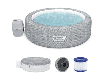 New in Box Coleman - SaluSpa Sicily AirJet Inflatable Hot Tub with 180 Soothing Jets