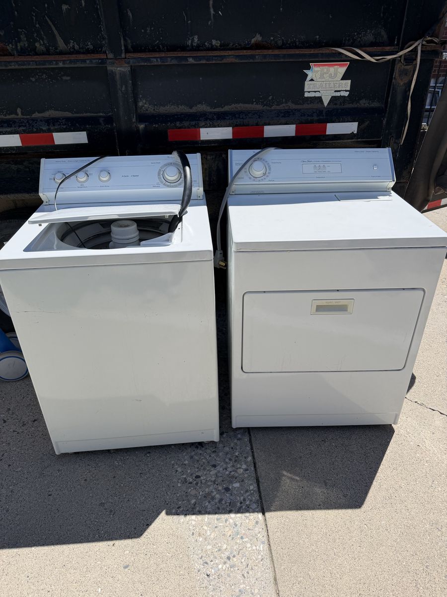 Whirlpool Heavy Duty Washer and Dryer