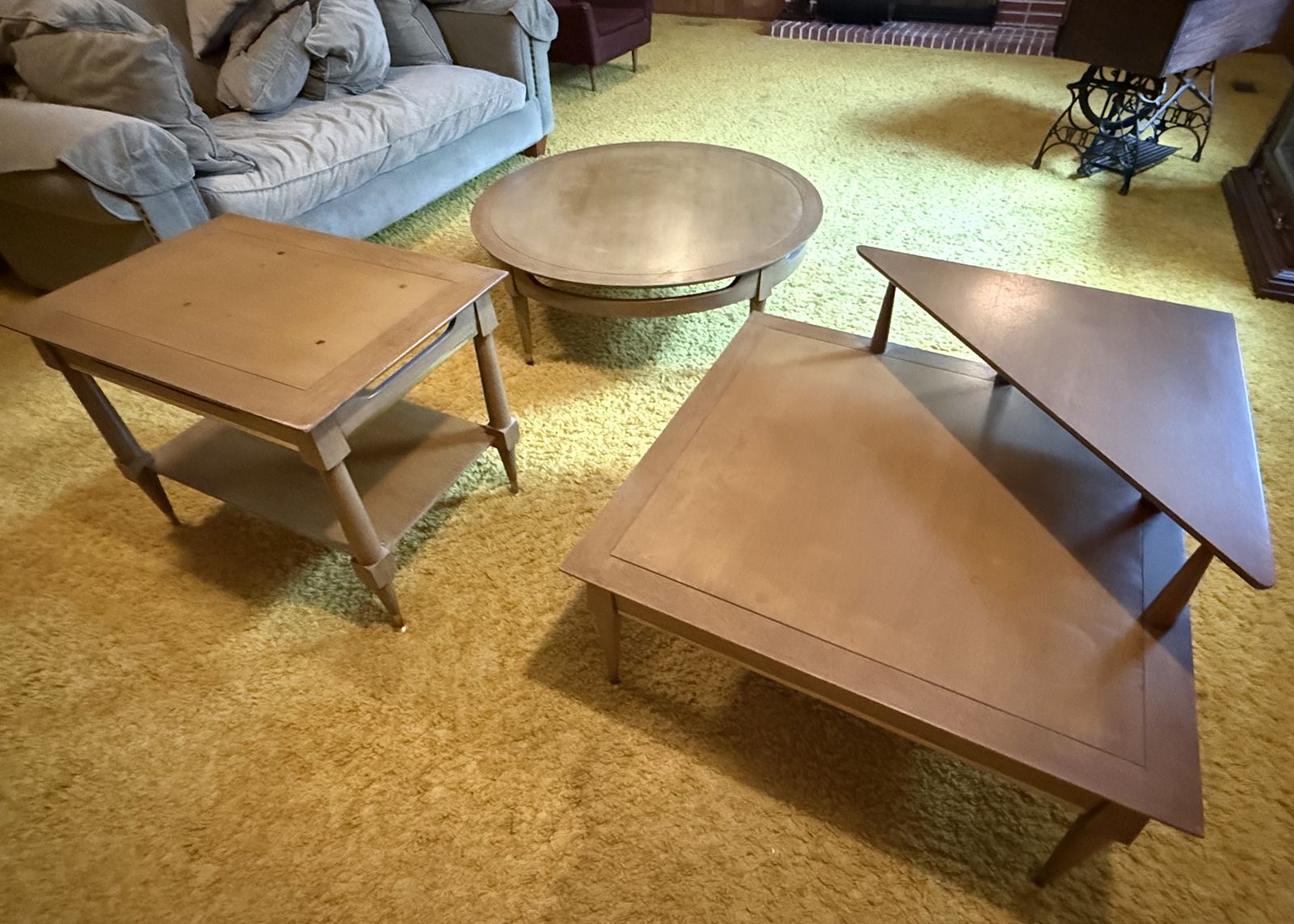 Vintage Mid-century modern 3-piece table set